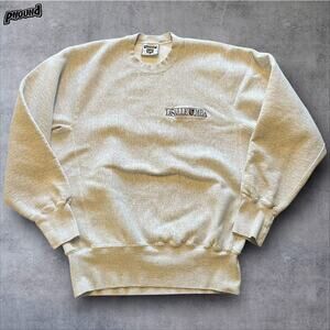 Vintage Lee Sweatshirt Mens Medium La Salle MBA Crewneck Pullover Made USA 90s